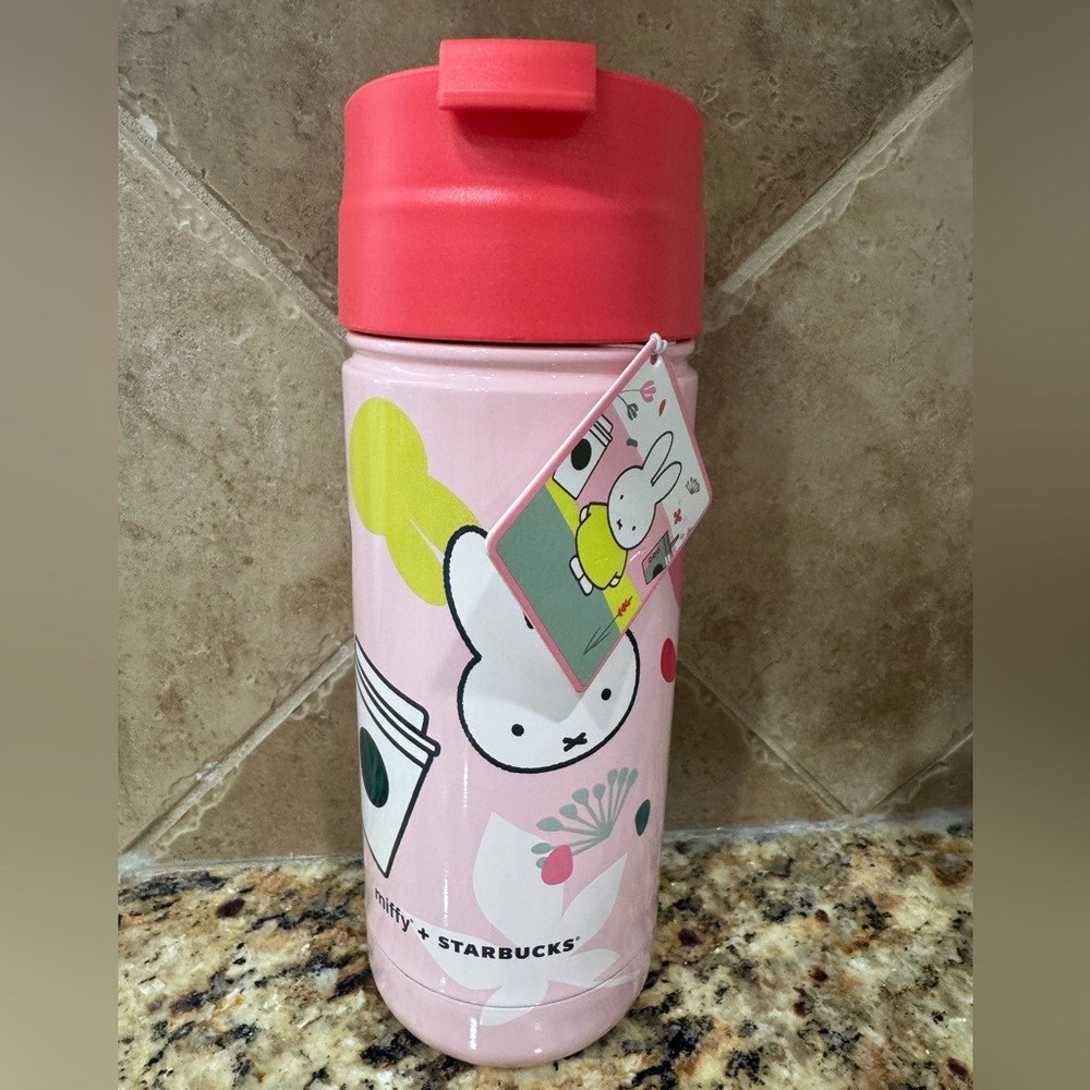 2026 miffy + Starbucks Stainless Steel Tumbler 18 oz In Hand